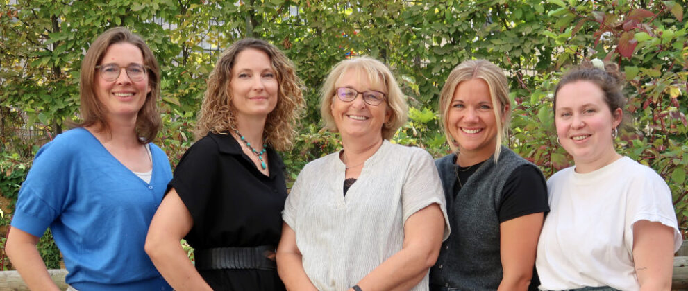 Frau Gehweiler, Frau Wolf, Frau Simon-Kaufmann, Frau Lang & Frau Hämmerle